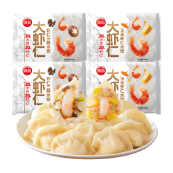 思念 大虾仁水饺（400g×10袋，每件8.05元）