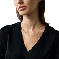 EMPORIO ARMANI Armani阿玛尼糖果系列项链女金色项链轻奢