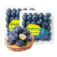 酷果汇 大果  云南蓝莓   4盒 *100克  单果15-18mm