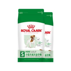 皇家 狗粮PR27小型犬成犬粮2KG*2比熊博美泰迪美毛犬粮官方正品