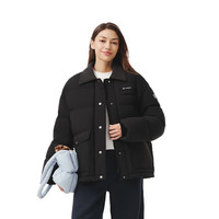 坦博尔 情侣同款保暖羽绒服 防泼水灯芯绒拼接翻秋冬外套