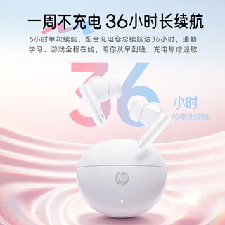惠普 NR05A 主动降噪 星夜黑 蓝牙耳机