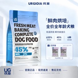 优基 烘焙狗粮成幼犬通用低温无谷鲜肉全犬种全价粮皮毛健康6kg