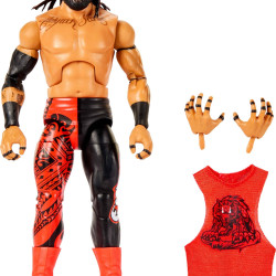 Mattel WWE 精英雅各布·法图人偶及配件,系列 #125