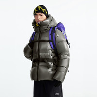 喜马拉雅 雨崩2.0极寒雪山版鹅绒服700蓬90绒 岩礁灰 700蓬90鹅绒 XL 充绒量293g