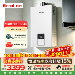 林内 JSQ31-GS43 恒温芯片 16L 天然气 燃气热水器