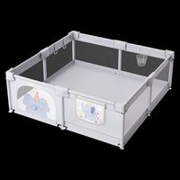 贝肽斯 围栏婴儿防护栏地上爬行学步栅宝宝家用爬垫儿童游戏安全栏 象畔花羽+大礼包