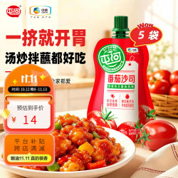 屯河 新疆内蒙番茄酱100g袋零添加剂西红柿酱挤挤装便携使用袋装 番茄酱100g*7袋