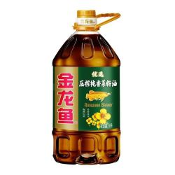金龙鱼 优选压榨纯香菜籽油5L非转基因物理压榨 新日期