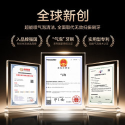 锐舞 喷气牙刷成人正畸软毛牙缝气泡电动牙刷情侣礼物