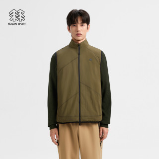 移动端：KOLON SPORT 抓绒衣防泼水Polartec男士reversible两面穿马夹