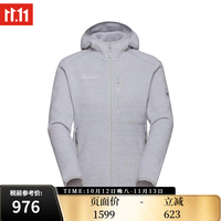 猛犸象 Arctic IV女连帽保暖抓绒衣保暖舒适滑雪 00712-铂金灰混色 M