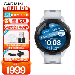 佳明 Forerunner 265 智能心率表 极光白 010-02810-31