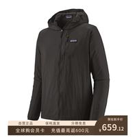 巴塔哥尼亚 24142 轻薄速干透气 黑色 L 连帽夹克