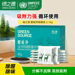 绿之源 2100g醛能净 净家卫士活性炭 新家房装修急入住吸去除甲醛