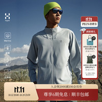 HAGLÖFS HAGLOFS火柴棍Merino Jacke男女美利奴羊毛抓绒衣保暖开衫外套 男款-石灰色 M