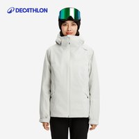 迪卡侬 滑雪服压胶加厚防水防风保暖成人修身雪服女专业轻量WWW3