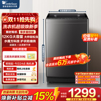 小天鹅 波轮洗衣机全自动12公斤大容量水魔方防缠绕TB12M09T