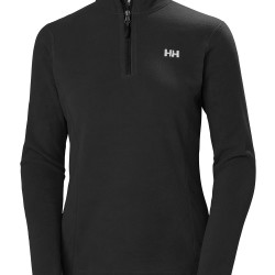 Helly-Hansen 女式 Daybreaker 1/2 拉链羊毛, 991 黑色
