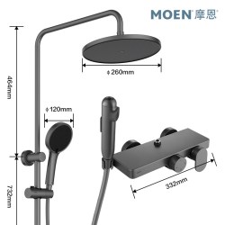 摩恩 四功能花洒淋浴套装（金币价494）