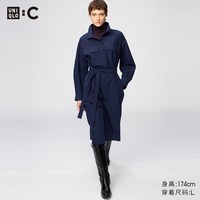 优衣库 棉质立领连衣裙优衣库女装合作款裙子488693