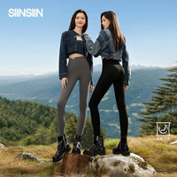 SIINSIIN 高腰提臀加绒鲨鱼裤 黑色 M