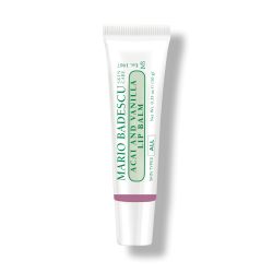MARIO BADESCU 保湿巴西莓和香草唇膏,适用于干裂嘴唇,加入椰子油和乳木果油,超滋养唇部护理保湿霜,打造柔软、光滑、柔软的双唇,0.3 盎司