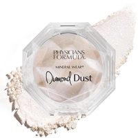 Physicians Formula 钻石粉尘矿物粉星光发光,半透明定妆粉,面部修整粉,清洁美容,皮肤科医生认可