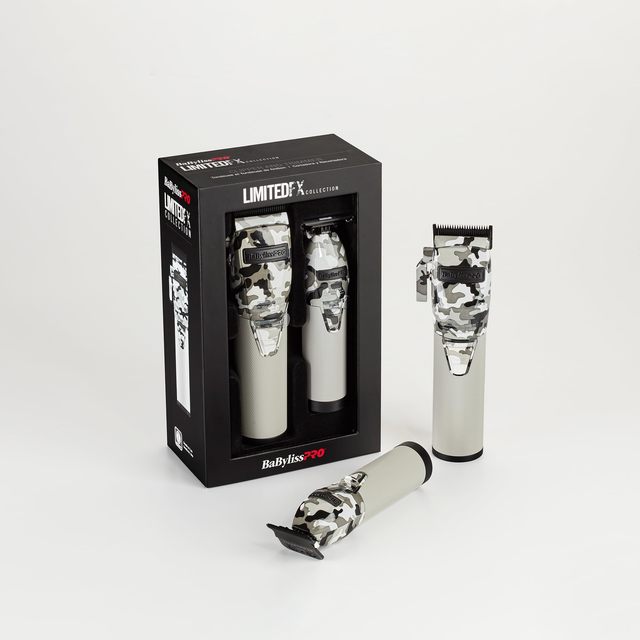 BaBylissPRO 专业理发器修剪器套装 金属锂电池无线 渐变刀头深齿T型刀 USB-C充电 男女通用 理发修边多功能