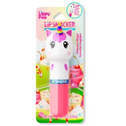 LiP SMACKER Lippy Pals 独角兽,调味保湿平滑柔光唇膏,保湿和保护有趣的美味口味,无刺激性,素食 - 独角兽魔法