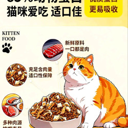 Dandson/丹德森 全价猫粮冻干鲜肉羊乳粉营养长肉成猫幼猫粮官方正品实惠装 成年猫10斤装