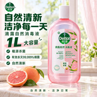 滴露 自然消毒液衣物消毒自然香氛洗衣除菌液灭活白念珠菌除螨48h留香 自然香氛消毒液1L 1瓶