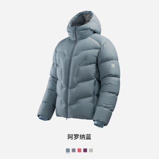 移动端：天石 High Rock/天石鹅铠甲户外连帽羽绒服女新款1000蓬鹅绒保暖 GD919