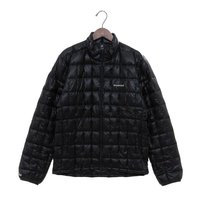 mont·bell 日本直邮MONTBELL 等离子1000羽绒夹克男款黑色外套羽绒服