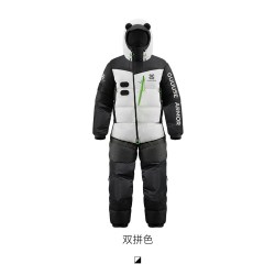 鹅铠甲 天石鹅铠甲高海拔攀登熊猫配色连体羽绒服1000蓬拒水鹅绒