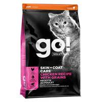 petcurean go! GO! Solutions美毛系列 含谷物鸡肉配方猫粮16磅/7.26kg