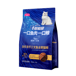 麦富迪 鱼油猫粮三文鱼成猫幼猫磷虾主粮猫饭官方旗舰店正品1.5kg