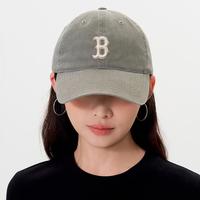 MLB 男女同款可调节水洗复古软顶棒球帽春秋CPVV1
