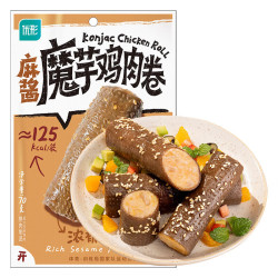 优形 麻酱魔芋鸡肉卷70g*5袋共350g