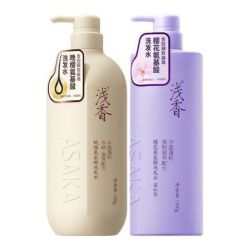 浅香 洗护套装 香榧氨基酸护发素+百合氨基酸沐浴露 500g