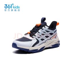 361° 儿童 中大童运动鞋 光普蓝色/361度白/泥灰蓝色