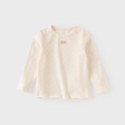 戴维贝拉 儿童长袖T恤女童2026新款打底衫宝宝秋装上