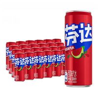 88VIP：可口可乐 芬达碳酸饮料摩登罐330ml*24罐