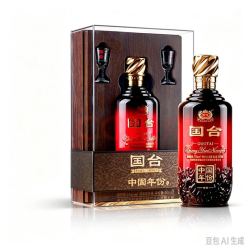 国台 53度 酱香型白酒 500mL 礼盒装