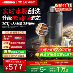 韦思卡尔 前置过滤器85T水驱款半自动款家用全屋净水器实测20吨/时大流量上门安装