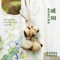 木易 果壳挂铃配饰车载果壳挂件包包配饰闺蜜生日礼物乐器原创挂件手工 暖阳挂件