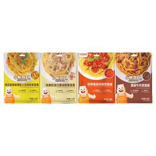 Bear Coming 4口味）意面酱160g*4袋 意大利面酱家用拌面酱料调味酱