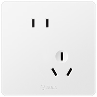 公牛 G12Z223AS 斜五孔插座 暮雪白 10只装
