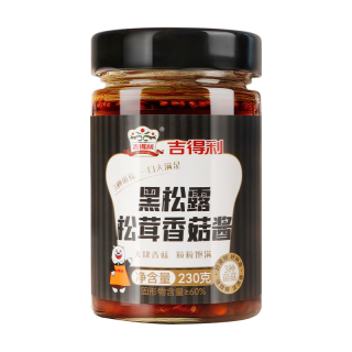 吉得利 黑松露松茸香菇酱 230g*2瓶