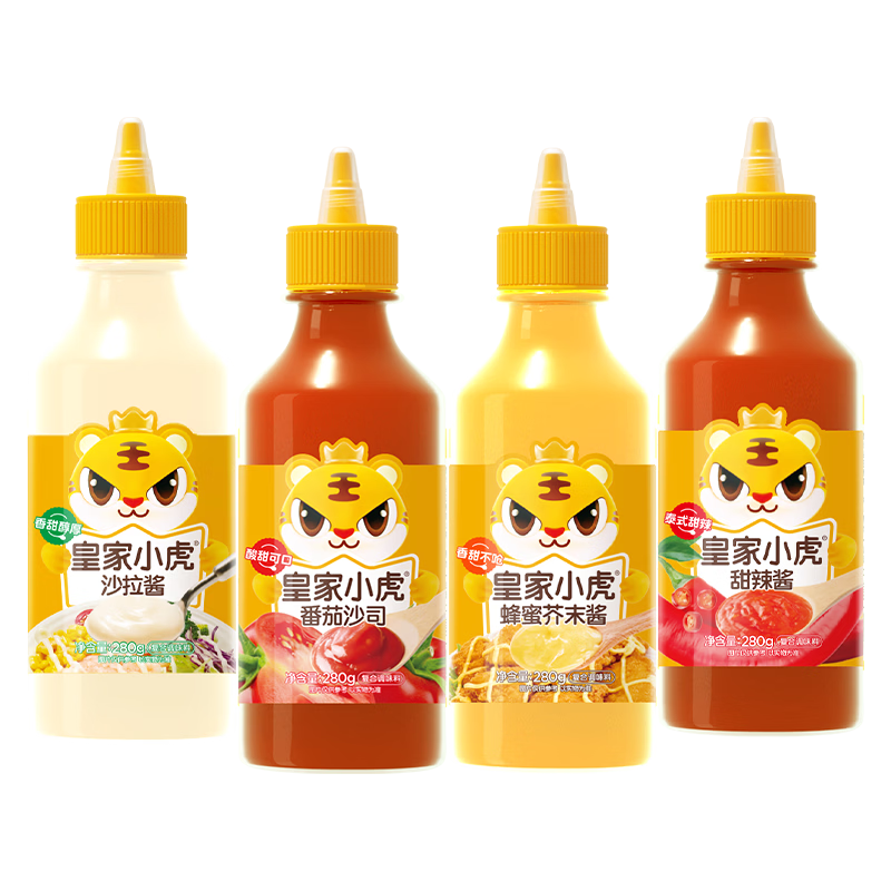 皇家小虎 番茄沙拉沙司组合 280g*4瓶